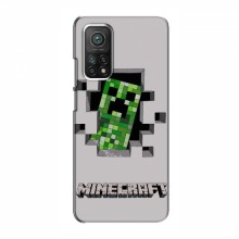 Чехол Майнкрафт для Ксяоми Ми 10т (AlphaPrint) Minecraft Персонаж Майнкрафт - купить на Floy.com.ua