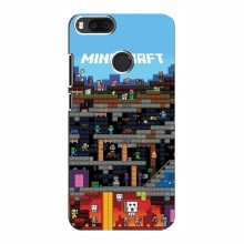 Чехол Майнкрафт для Xiaomi Mi A1 / Mi 5X (AlphaPrint) Minecraft - купить на Floy.com.ua