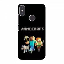Чехол Майнкрафт для Xiaomi Mi A2 (AlphaPrint) Minecraft