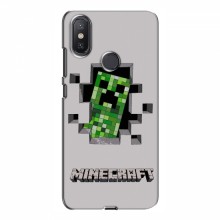 Чехол Майнкрафт для Xiaomi Mi A2 Lite (AlphaPrint) Minecraft Персонаж Майнкрафт - купить на Floy.com.ua