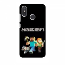 Чехол Майнкрафт для Xiaomi Mi8 (AlphaPrint) Minecraft Герои Майнкрафт - купить на Floy.com.ua