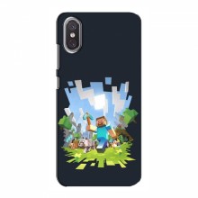 Чехол Майнкрафт для Xiaomi Mi8 Pro (AlphaPrint) Minecraft