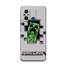 Чехол Майнкрафт для Поко С55 (AlphaPrint) Minecraft Персонаж Майнкрафт - купить на Floy.com.ua