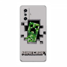 Чехол Майнкрафт для Поко Ф4 GT (AlphaPrint) Minecraft Персонаж Майнкрафт - купить на Floy.com.ua