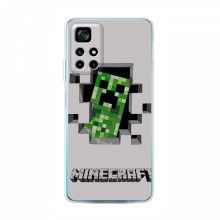 Чехол Майнкрафт для Поко М4 Про 5G (AlphaPrint) Minecraft Персонаж Майнкрафт - купить на Floy.com.ua