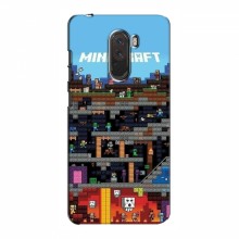 Чехол Майнкрафт для Xiaomi Pocophone F1 (AlphaPrint) Minecraft - купить на Floy.com.ua