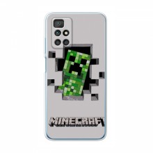 Чехол Майнкрафт для Редми 10 (AlphaPrint) Minecraft Персонаж Майнкрафт - купить на Floy.com.ua