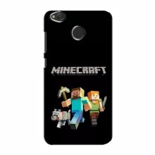Чехол Майнкрафт для Xiaomi Redmi 4X (AlphaPrint) Minecraft Герои Майнкрафт - купить на Floy.com.ua