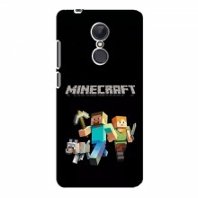 Чехол Майнкрафт для Xiaomi Redmi 5 Plus (AlphaPrint) Minecraft Герои Майнкрафт - купить на Floy.com.ua