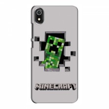 Чехол Майнкрафт для Редми 7А (AlphaPrint) Minecraft Персонаж Майнкрафт - купить на Floy.com.ua
