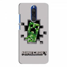 Чехол Майнкрафт для Редми 8 (AlphaPrint) Minecraft Персонаж Майнкрафт - купить на Floy.com.ua