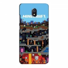 Чехол Майнкрафт для Редми 8А (AlphaPrint) Minecraft