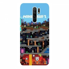 Чехол Майнкрафт для Редми 9 (AlphaPrint) Minecraft - купить на Floy.com.ua