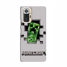 Чехол Майнкрафт для Сяоми Редми Ноут 10 (AlphaPrint) Minecraft Персонаж Майнкрафт - купить на Floy.com.ua