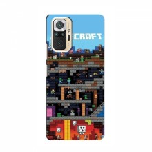 Чехол Майнкрафт для Сяоми Редми Ноут 10 5G (AlphaPrint) Minecraft - купить на Floy.com.ua