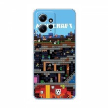 Чехол Майнкрафт для Редми Ноут 12 (AlphaPrint) Minecraft - купить на Floy.com.ua