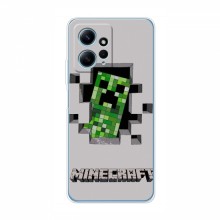 Чехол Майнкрафт для Редми Ноут 12 (AlphaPrint) Minecraft Персонаж Майнкрафт - купить на Floy.com.ua