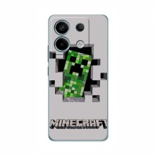 Чехол Майнкрафт для Редми Нот 13 Про (5G) (AlphaPrint) Minecraft Персонаж Майнкрафт - купить на Floy.com.ua