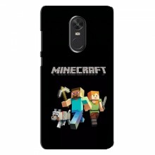 Чехол Майнкрафт для Xiaomi Redmi Note 4X (AlphaPrint) Minecraft Герои Майнкрафт - купить на Floy.com.ua
