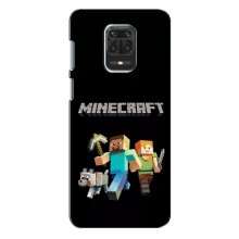 Чехол Майнкрафт для Xiaomi Redmi Note 9 Pro Max (AlphaPrint) Minecraft Герои Майнкрафт - купить на Floy.com.ua