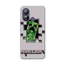 Чехол Майнкрафт для ЗТЕ Блейд Л220 (AlphaPrint) Minecraft Персонаж Майнкрафт - купить на Floy.com.ua