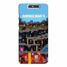 Чехол Майнкрафт для ЗТЕ Блейд В8 (AlphaPrint) Minecraft - купить на Floy.com.ua