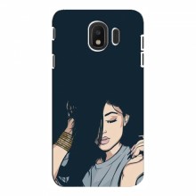 Чехол с печатью для Samsung J4 2018 - (Мода) (AlphaPrint) Девушка - купить на Floy.com.ua