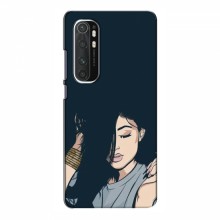 Чехол с печатью для Xiaomi Mi Note 10 Lite - (Мода) (AlphaPrint) Девушка - купить на Floy.com.ua