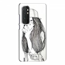 Чехол с печатью для Xiaomi Mi Note 10 Lite - (Мода) (AlphaPrint) Арт-девушка - купить на Floy.com.ua