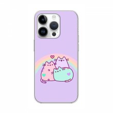 Чехол на iPhone 16 Pro Max с Котами (VPrint) Радужные котики - купить на Floy.com.ua