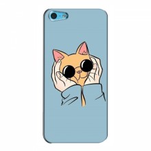 Чехол на Apple 5c с Котами (VPrint) Котик в очках - купить на Floy.com.ua