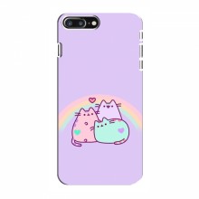 Чехол на iPhone 8 Plus с Котами (VPrint) Радужные котики - купить на Floy.com.ua