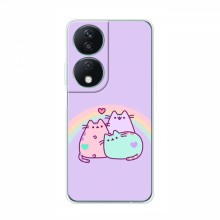 Чехол на Huawei Honor X7b с Котами (VPrint) Радужные котики - купить на Floy.com.ua