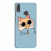 Чехол на Huawei Y7 2019 с Котами (VPrint) Котик в очках - купить на Floy.com.ua