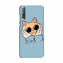 Чехол на Huawei P Smart S / Y8p (2020) с Котами (VPrint) Котик в очках - купить на Floy.com.ua
