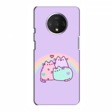 Чехол на OnePlus 7T с Котами (VPrint) Радужные котики - купить на Floy.com.ua