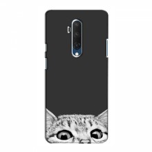 Чехол на OnePlus 7T Pro с Котами (VPrint) Выглядывает кот снизу - купить на Floy.com.ua