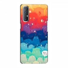 Чехол на OPPO Reno 3 Pro с Котами (VPrint) Mew - купить на Floy.com.ua