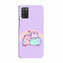Чехол на Samsung Galaxy A02s с Котами (VPrint) Радужные котики - купить на Floy.com.ua