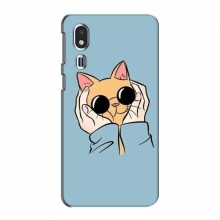 Чехол на Samsung Galaxy A2 Core с Котами (VPrint) Котик в очках - купить на Floy.com.ua