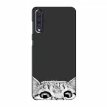 Чехол на Samsung Galaxy A50 2019 (A505F) с Котами (VPrint) Выглядывает кот снизу - купить на Floy.com.ua