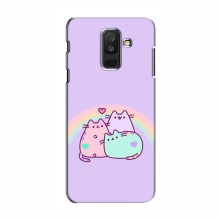 Чехол на Samsung A6 Plus 2018, A6 Plus 2018, A605 с Котами (VPrint) Радужные котики - купить на Floy.com.ua