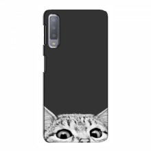Чехол на Samsung A7-2018, A750 с Котами (VPrint) Выглядывает кот снизу - купить на Floy.com.ua
