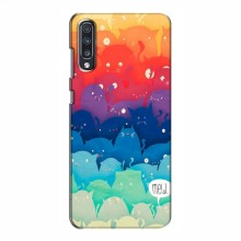 Чехол на Samsung Galaxy A70 2019 (A705F) с Котами (VPrint) Mew - купить на Floy.com.ua