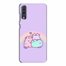 Чехол на Samsung Galaxy A70 2019 (A705F) с Котами (VPrint) Радужные котики - купить на Floy.com.ua