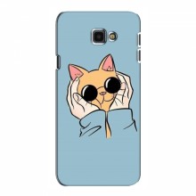 Чехол на Samsung J4+, J4 Plus с Котами (VPrint) Котик в очках - купить на Floy.com.ua