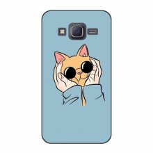 Чехол на Samsung J5, J500, J500H с Котами (VPrint) Котик в очках - купить на Floy.com.ua