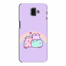 Чехол на Samsung J6 Plus, J6 Плюс 2018 (J610) с Котами (VPrint) Радужные котики - купить на Floy.com.ua