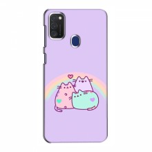 Чехол на Samsung Galaxy M21s с Котами (VPrint) Радужные котики - купить на Floy.com.ua