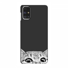 Чехол на Samsung Galaxy M31s с Котами (VPrint) Выглядывает кот снизу - купить на Floy.com.ua
